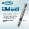 Jeu d'embouts PZ2 x 25, acier S2, 10 pcs. Gross