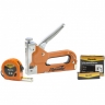 Set: Mobilier Stapler reglabil, paranteze 500 buc, ruleta 2 m, tip de paranteza 53, 4-14 mm sparta
