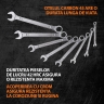 Set chei combinate, 6 - 19 mm, cromate, 8 buc// Sparta