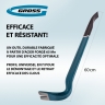 Arrache-clou pied-de-biche, profil I, 600 x 30 x 17 mm Gross