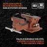 Menghină de banc, 125 mm, pivotantă, cu nicovală// Sparta