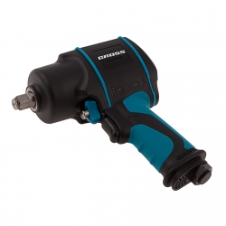 Гайковёрт пневматический ударный G1285, 1/2",TwinHammer, 1220Нм, 6500 об/мин, композитный// Gross