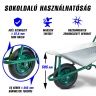 Építőipari talicska, 85 l,  MTX
