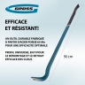 Arrache-clou pied-de-biche, profil I, 900 x 30 x 17 mm Gross