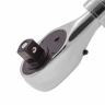 Ключ телескопический трещоточный 1/2", 305-445 мм, CrV, хромир., 2-х комп. рукоятка// Gross