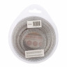 Doua linii de pescuit cu doua componente pentru un patrat de tuns, 2,4 mm x 15 m, cablu suplimentar Denzel