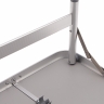 Folding Aluminum Table, MDF Tray 600x450x250 / 590 mm, Camping // Palissad