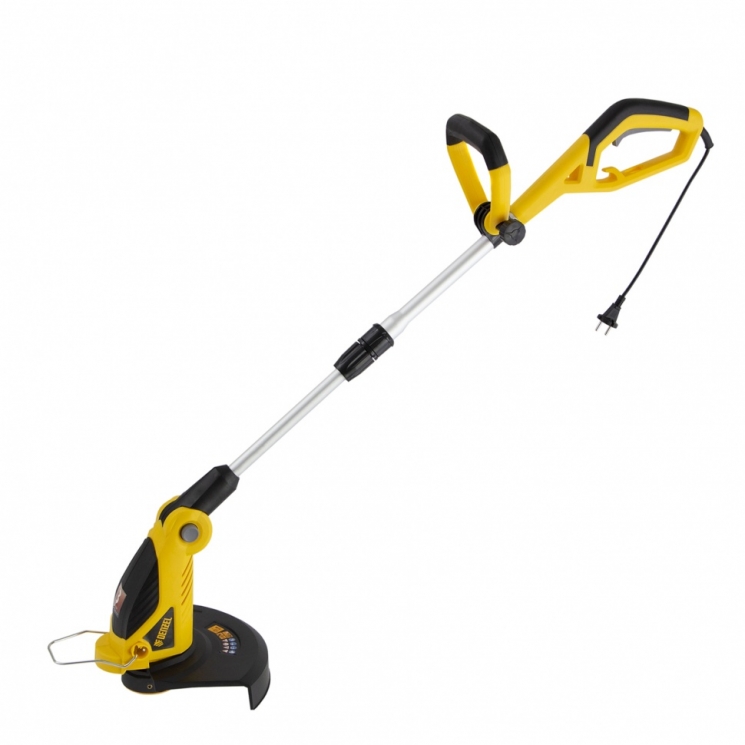 Trimmer Electric TE-650, 650 W, 330 mm, bobina automata, tija telescopica, reglarea unghiului de inclinare Denzel