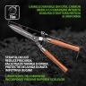 Tuns gard viu, 520 mm, lame ondulate, manere din lemn// Palisad