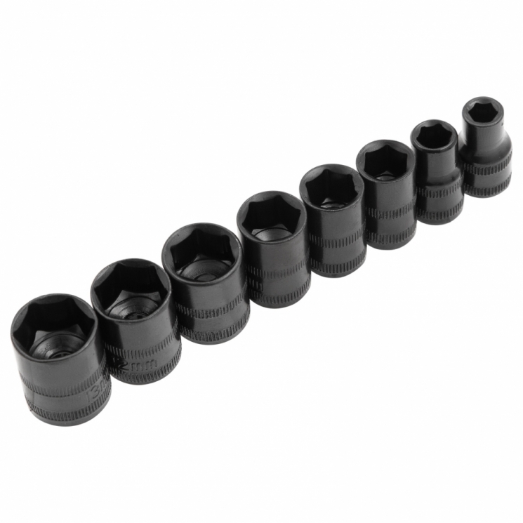 Reversible screwdriver with tips and sockets, 61 pcs., CRV // SibrTech