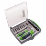 Reversible screwdriver with tips and sockets, 61 pcs., CRV // SibrTech