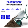 Carretilla de construccion, 100 l, MTX