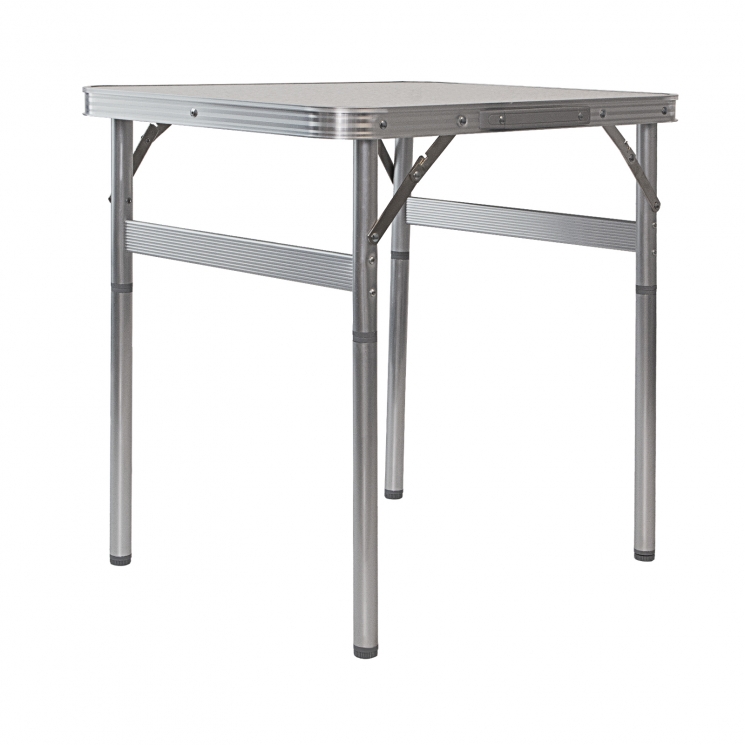 Table pliante en aluminium, plateau en MDF 600x450x250/590 mm, Camping// Palissad