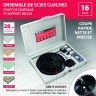 Jeu de scies cloches pour bois, 19-127 mm, 12 pcs// Matrix