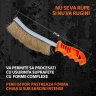 Perie metalică cu mâner din plastic// Sparta