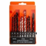 Un set de exercitii pe beton 5-6-8 mm, metal 5-6-8 mm, lemn 5-6-8 mm, 9 buc, cilindrice sparta sparta