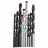Un set de exercitii pe beton 5-6-8 mm, metal 5-6-8 mm, lemn 5-6-8 mm, 9 buc, cilindrice sparta sparta