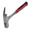 Martillo de techador, 600 g, metal macizo, mango de 2 componentes Matrix