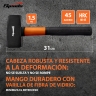 Martillo, 1500 g, mango de fibra de vidrio recubierto de goma Sparta
