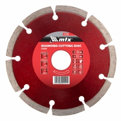 Disk Trunched Diamond Segments, 125 x 22.2 mm, Dry Cut // Matrix