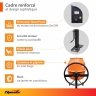 Betonniere CM-180S, 180 l, puissance 800 W// Sparta