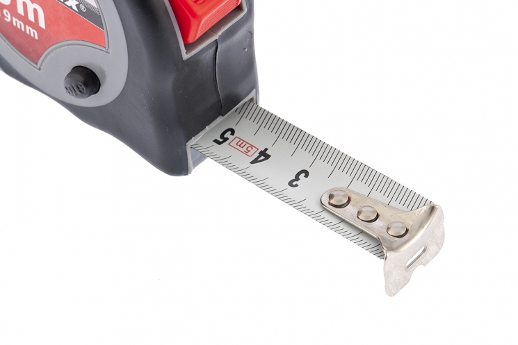 Рулетка Continuous fixation, 5 м х 19 мм, двухкомпонентный корпус, плавная фиксация// MTX