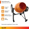 Betonkevero CM-140S, 140 l, teljesitmeny 550 W// Sparta