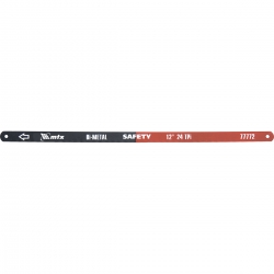 Полотна для ножовки по металлу, 300 мм, 24TPI, биметаллическое, 2 шт.// MTX