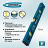 Niveau en aluminium renforcé, 400 mm, 3 yeux Gross