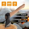 Hacha, 600 g, completa, forjada, mango de hacha de madera Sparta