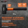 Baros, 1500 g, mâner cauciucat din fibră de sticlă// Sparta