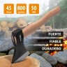 Hacha, 800 g, completa, forjada, mango de hacha de madera Sparta