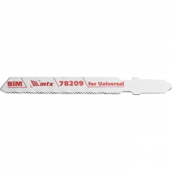 Полотна для электролобзика по металлу, 3 шт. T118AF, 55 х 1,2мм, Bimetal// MTX