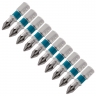 Комплект битове PZ1 x 25, стомана S2, 10 бр. Gross