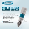 Комплект битове PZ1 x 25, стомана S2, 10 бр. Gross