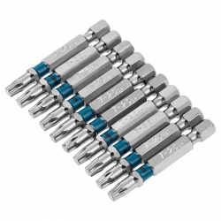 Набор бит TORX 25х50, сталь S2, 10 шт.// Gross