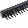 Un set de perii, 3 buc, metal cu maner din plastic, matrice mare