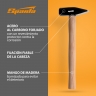 Martillo de maquinista, 1000 g, cabeza cuadrada, mango de madera Sparta
