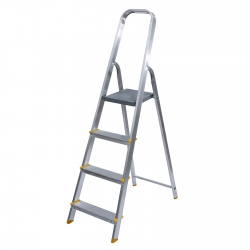 Escabeau, 4 Marches, aluminium