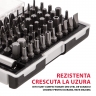 Set de bit cu suport magnetic, CrV, 61 buc// Matrix