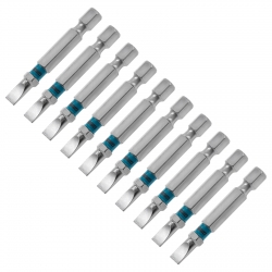 Набор бит SL5,0х50, сталь S2, 10шт.// Gross
