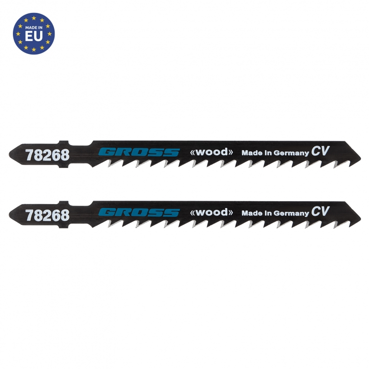 Полотна для электролобзика по дереву, 2 шт.( 3104 - T144D )// Gross