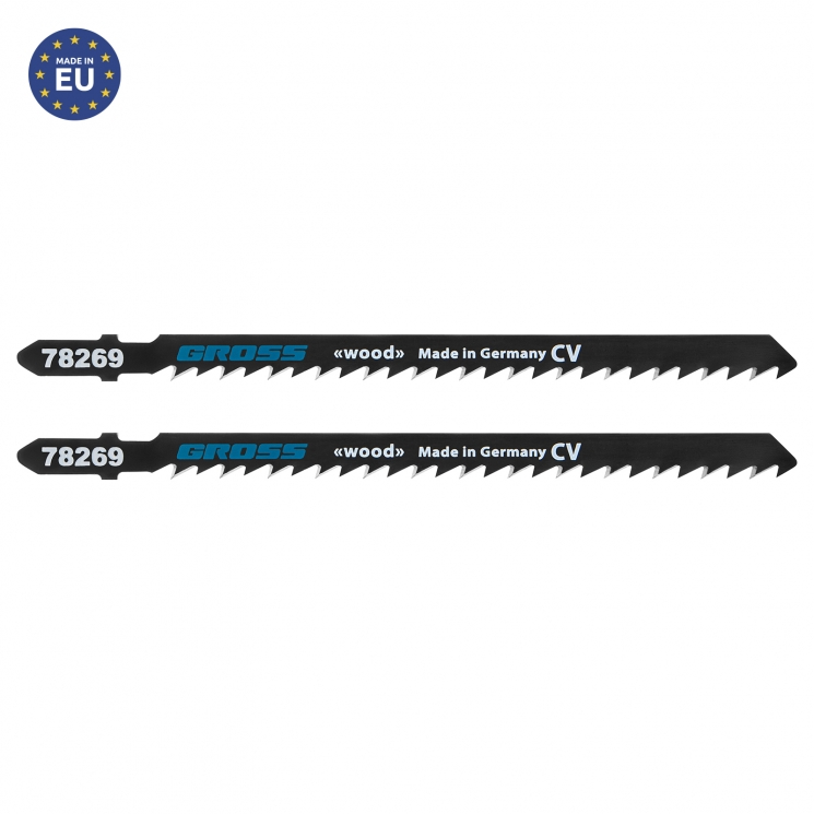 Полотна для электролобзика по дереву, 2 шт.( 3104L - T144DL )// Gross