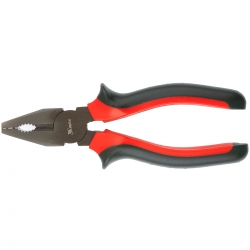 Плоскогубцы Black Nickel, 180 мм, комбинированные, двухкомпонентные рукоятки// MTX