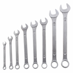 Set of Combined CLES, 6 - 19 mm, Chromees, 8pcs // Sparta