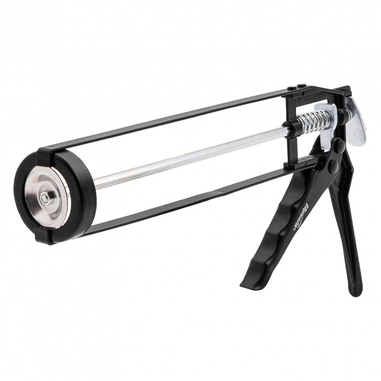 Pistolet à calfeutrer, 310 ml, "squelettique" renforcé avec serrure, tige 6 pans 7 mm// Sparta