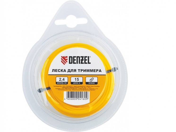 Linia de pescuit trimmer este triunghiulara, 1,6 mm x 15 m Denzel