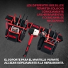 Bolsa - cinturon doble, 20 bolsillos, soporte para un martillo Matrix