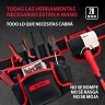 Bolsa - cinturon doble, 20 bolsillos, soporte para un martillo Matrix