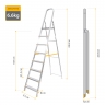 Scara, 8 trepte, aluminiu